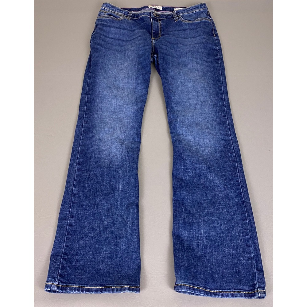 Wrangler Retro Mid Rise Boot Cut Jeans Women's 15x34Blue Stretch 1009MWZMS